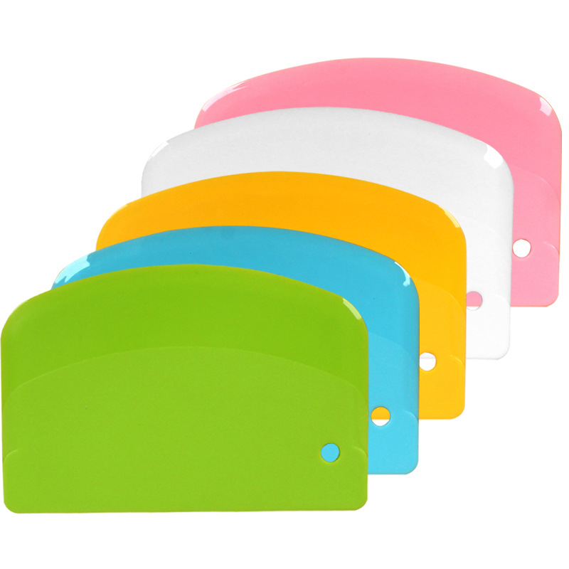 Пластиковый скребок для тортов, скребок для крема, резак для муки, скребок для рисовых рулетов, кухонный инструмент для DIY