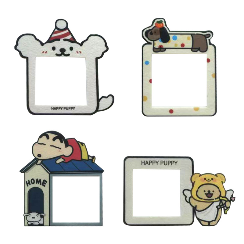 Cute Puppy Socket Frame Felt Switch Cover Household Socket Panel Cover Ugly and Beautification Felt Switch Cover
