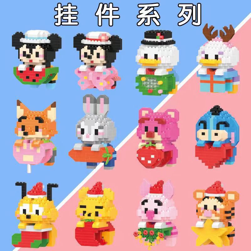 Cross-Border Compatible Lego Bricks Hot-Selling Cartoon Doll Building Blocks Blind Box Children's Educational Assembly Toys Wholesale Gifts