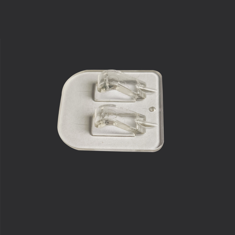 Traceless Strong Adhesive Buckle Hook Wall-Mounted Shelf Patch Kitchen Bathroom Double-Sided Punch-Free Acrylic Glue