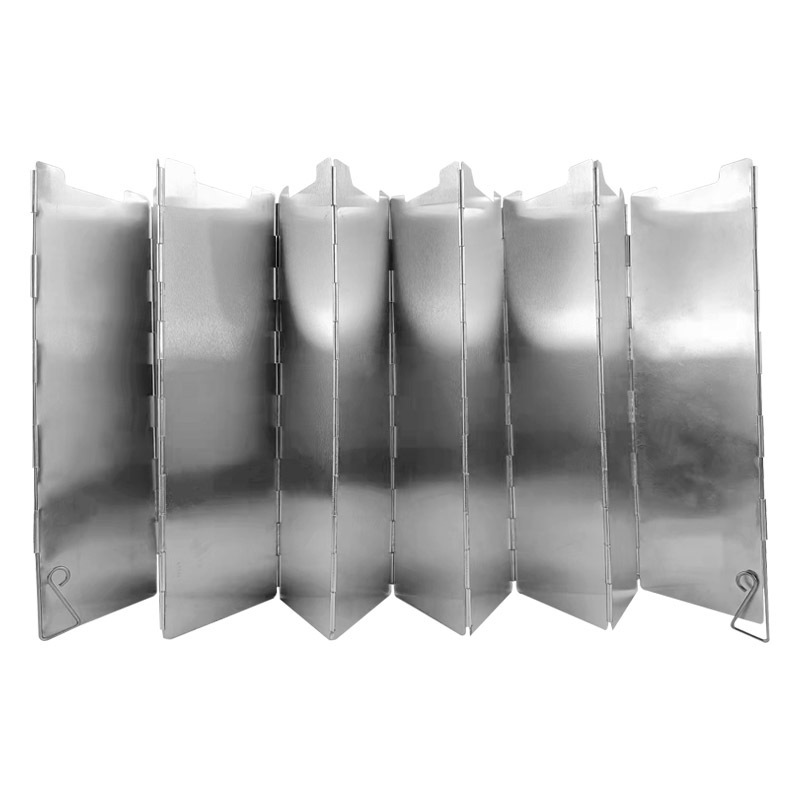 Outdoor Cassette Stove Windshield Stove Windproof Cover Gas Stove Burner Picnic Camping Style Baffle Gas Stove Windproof Plate