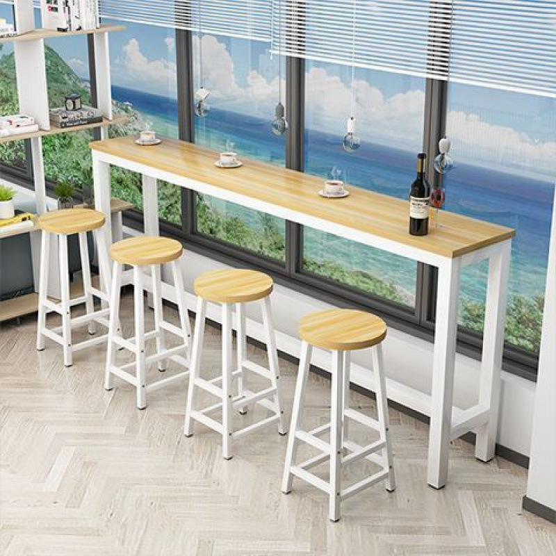 Bar Table Against the Wall, Milk Tea Shop, Bar Table, Combination Table and Chairs, Breakfast Table