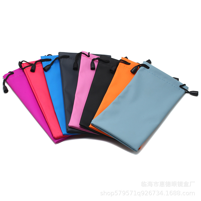 Glasses bag black glasses bag Black Plaid glasses storage bag color waterproof glasses bag printable LOGO factory