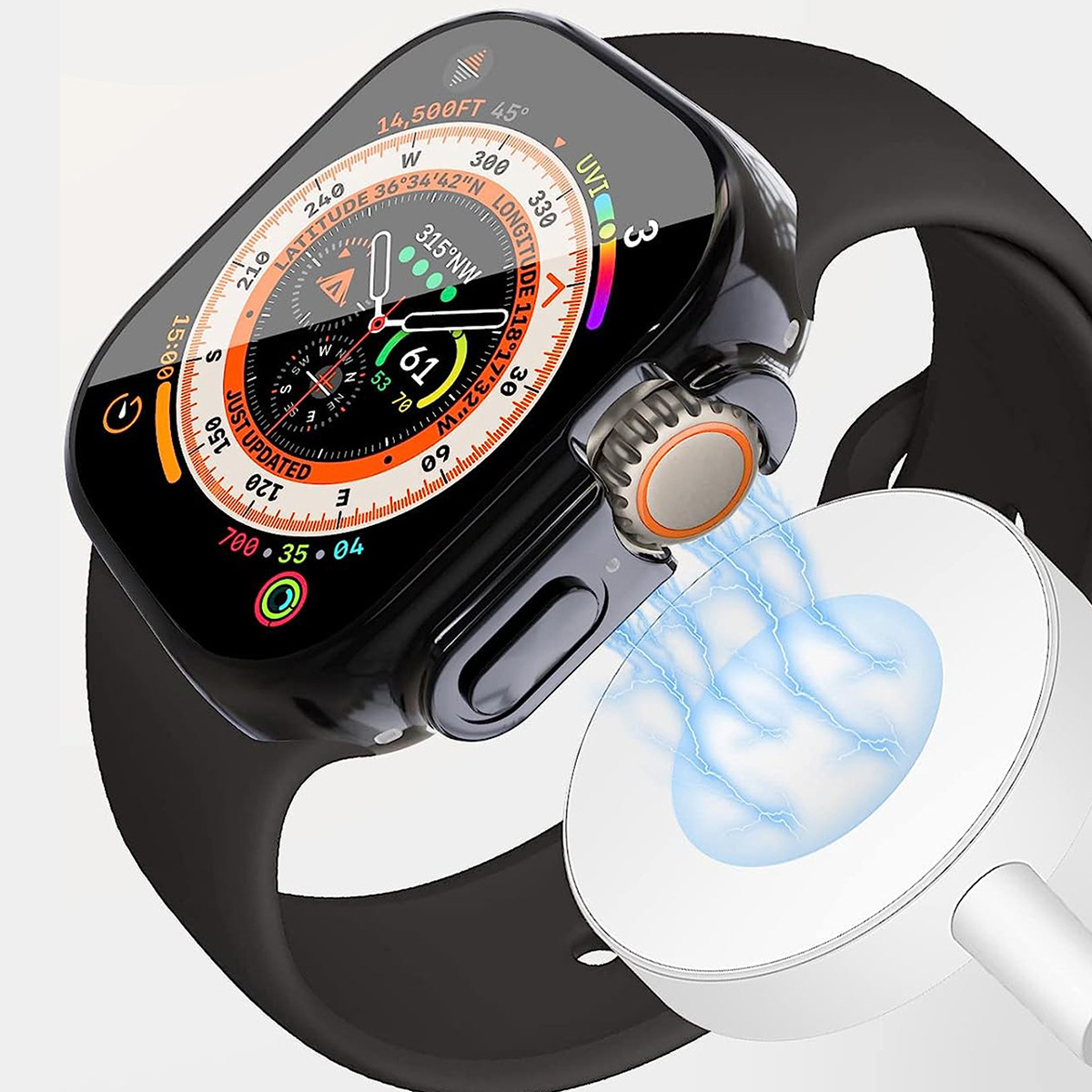 For Apple S10 Watch Protective Case Apple Watch Series SE TPU Plated All-inclusive Soft Case Protective Case