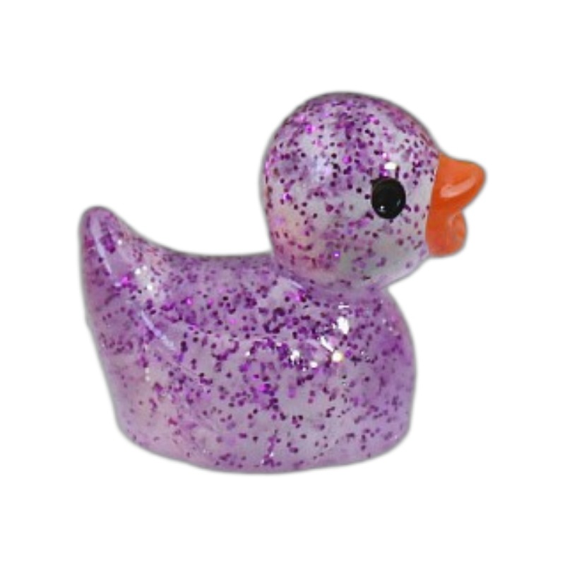 Luminous onion cute mini duckling color micro landscape ornaments diy luminous resin yellow duck children love