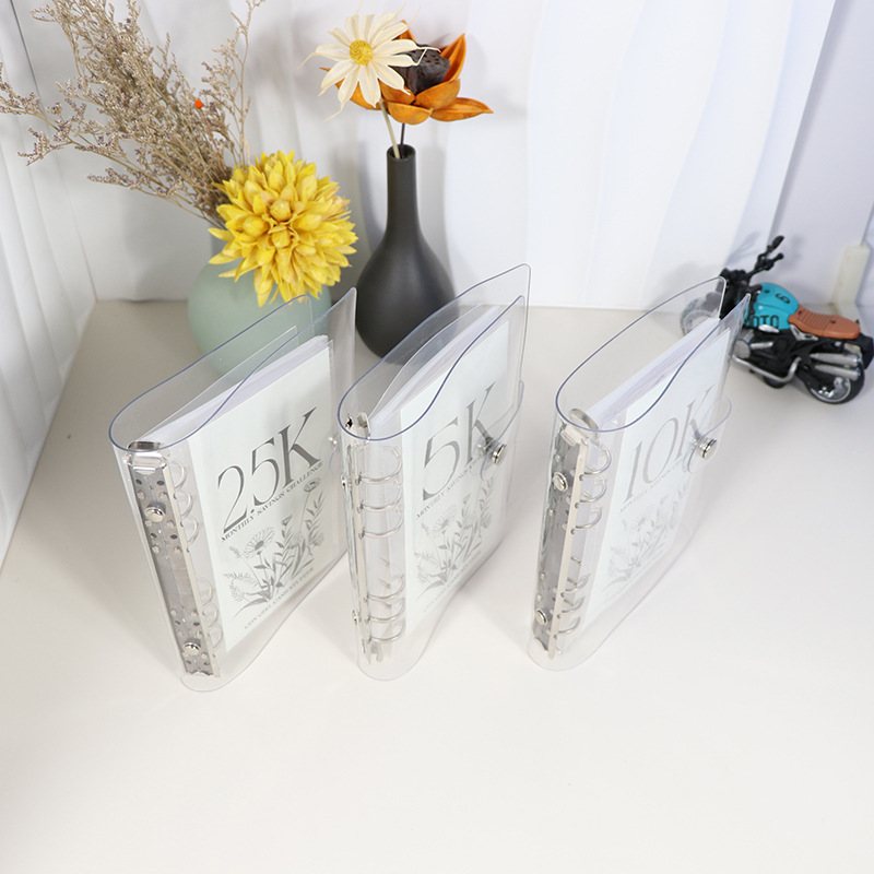 Spot Cross-Border Envelope December Cash Saving Challenge Savings Book 2.5K5K10Kpvc 6-Hole Binder