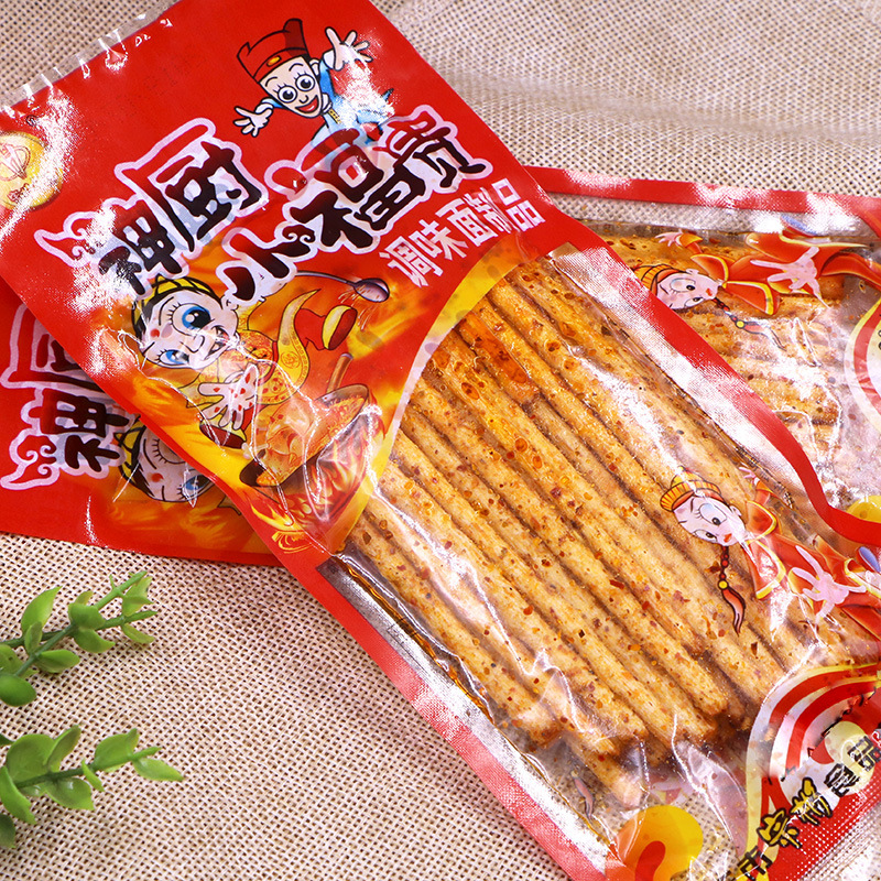Shenchu xiaofugui spicy strips Chongqing Sichuan 8090 s childhood classic snack nostalgic snack gluten gift bag