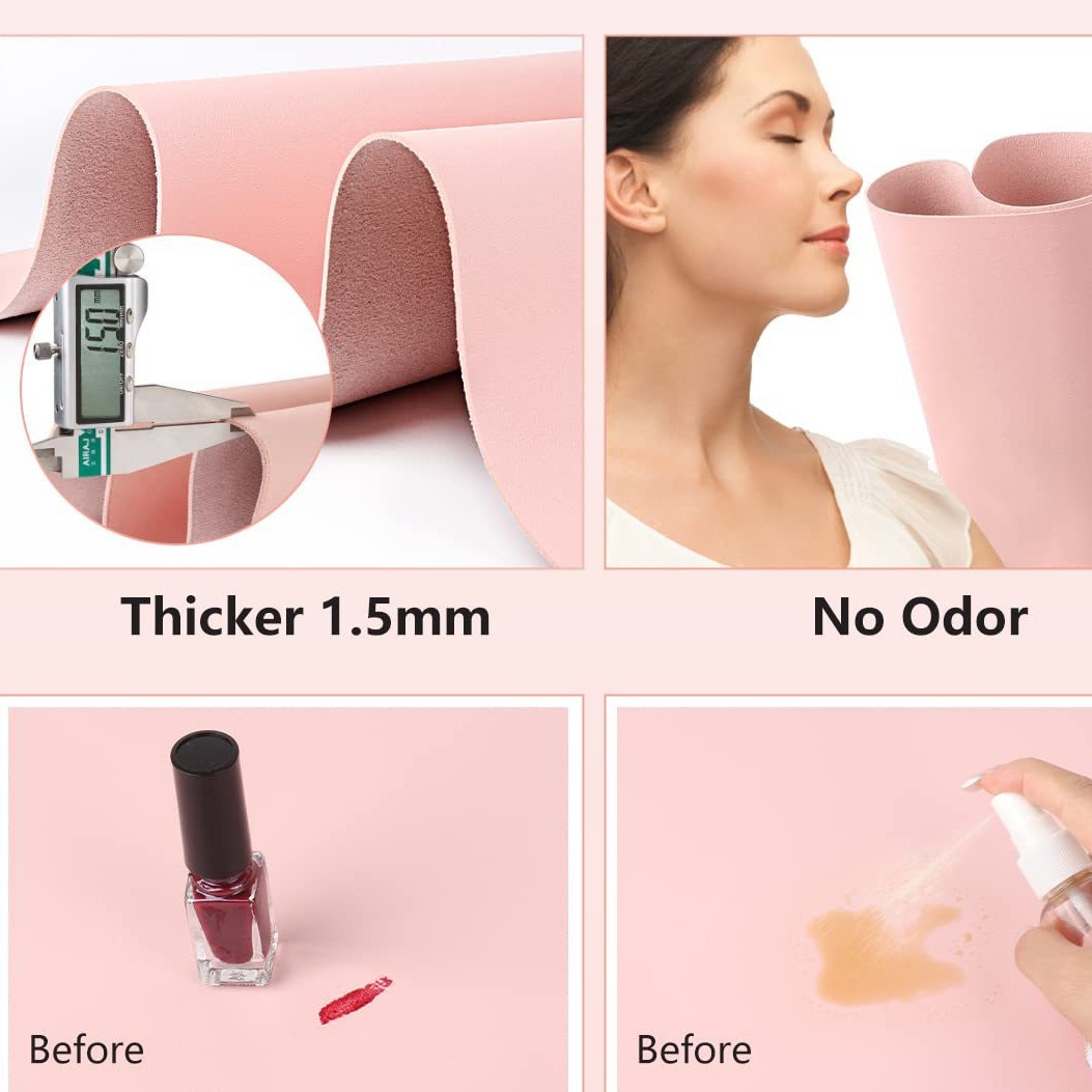 New PVC nail art desktop mat cross-border Amazon home large simple portable mouse pad factory direct sales