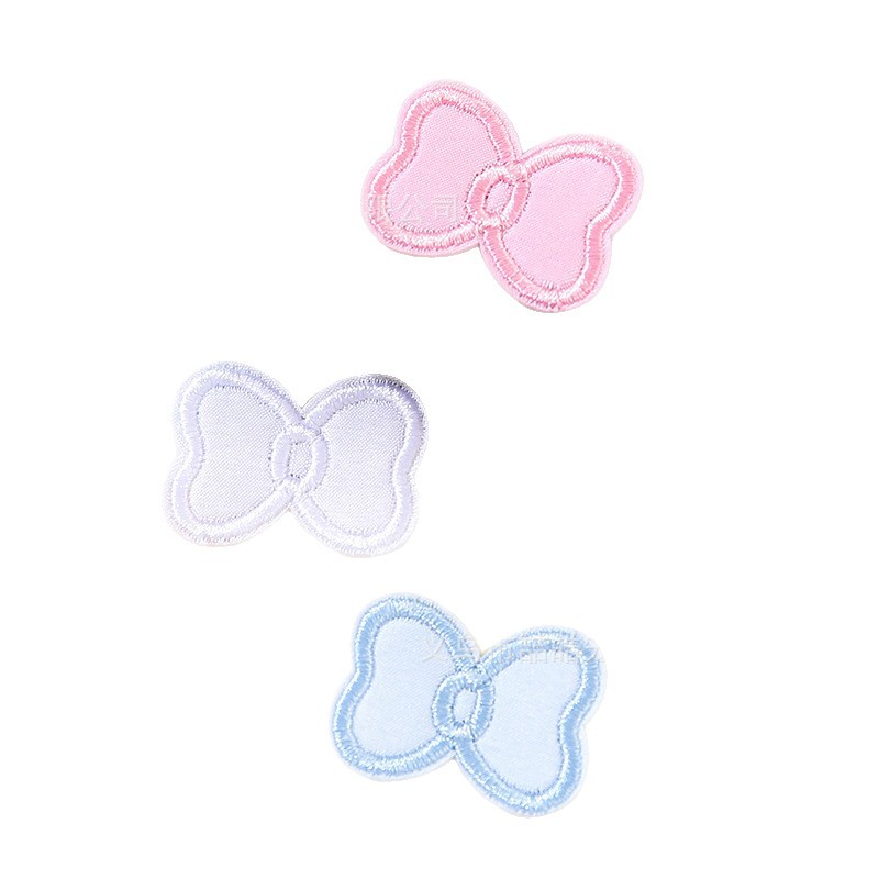 Zhehao Pet Hairpin Accessories DIY Special Full Diamond Bottom Bow Embroider Gasket Cat and Dog Small Headwear