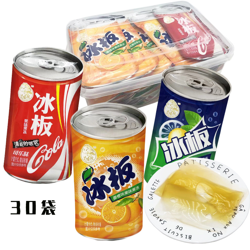 Интернет Знаменитая Банка Газировка Бутылка Кока Кола Вкус Желе Ломтики Ледяная Доска Дети Магазин Кампус Вход Дети Закуски Опт