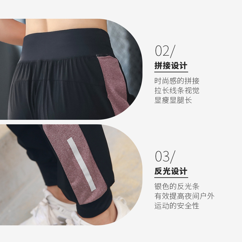 Plus-Size Yoga Fitness Pants for Women, Autumn Loose Fit for Chubby Women, Running Sports Pants 100kg, Slimming Harem Jogger Pants