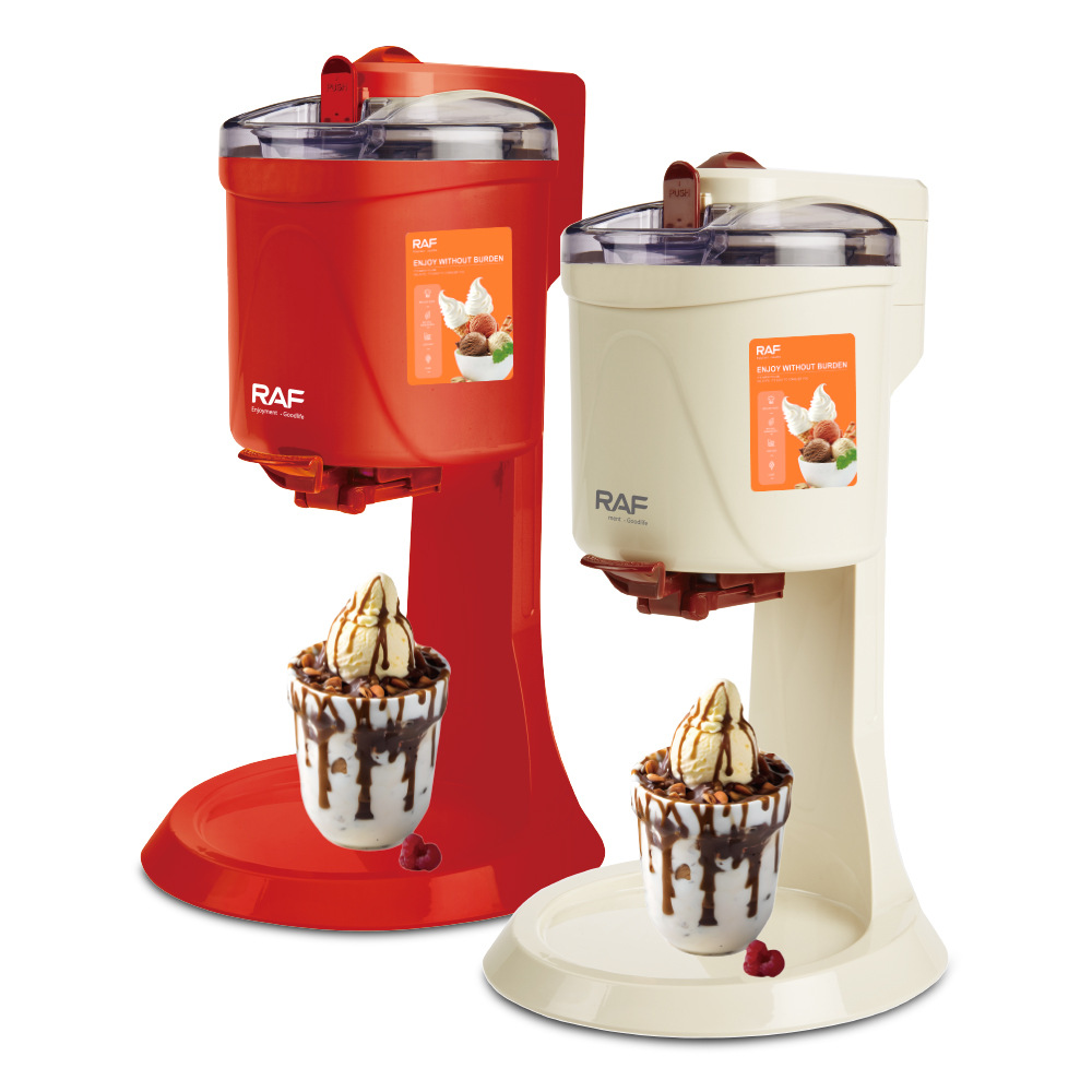 RAF cross-border small homemade full-automatic household mini fruit ice cream machine children DIY cone ice cream machine