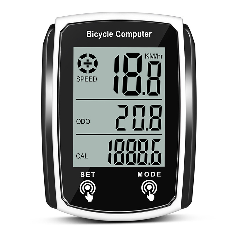Manufacturer Wholesale Bicycle Wired Multi-Function Code Meter Touch Speed Measurement Waterproof Calorie Temperature Mileage Code Meter