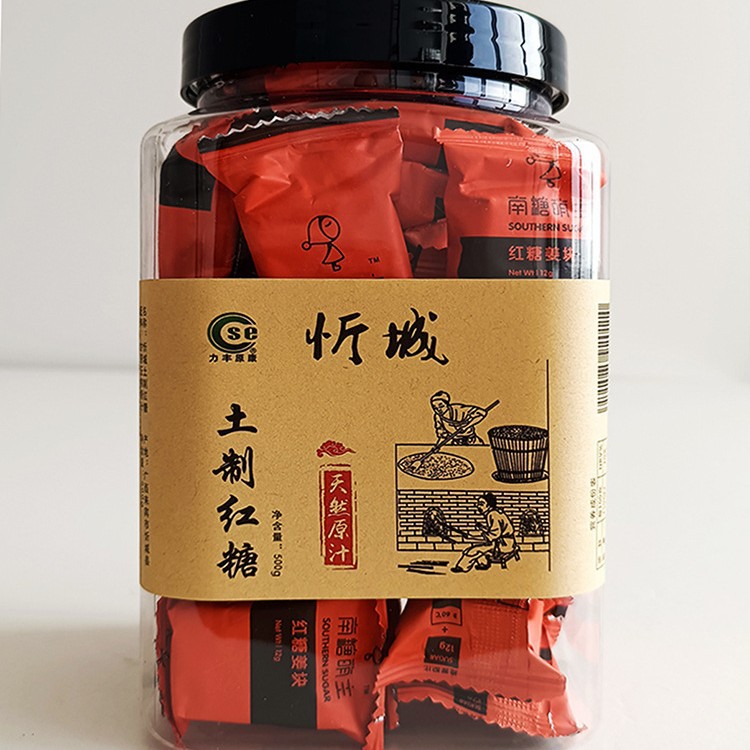 Directly Shipped from the Manufacturer, Guangxi Xincheng Local-Style Brown Sugar 500g Canned