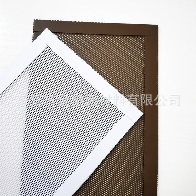 Pvc Speaker Mesh Self-Adhesive Magnetic Dust-Proof Mesh Computer Case Fan Pc Plastic Mesh Can Be Processed and Customized