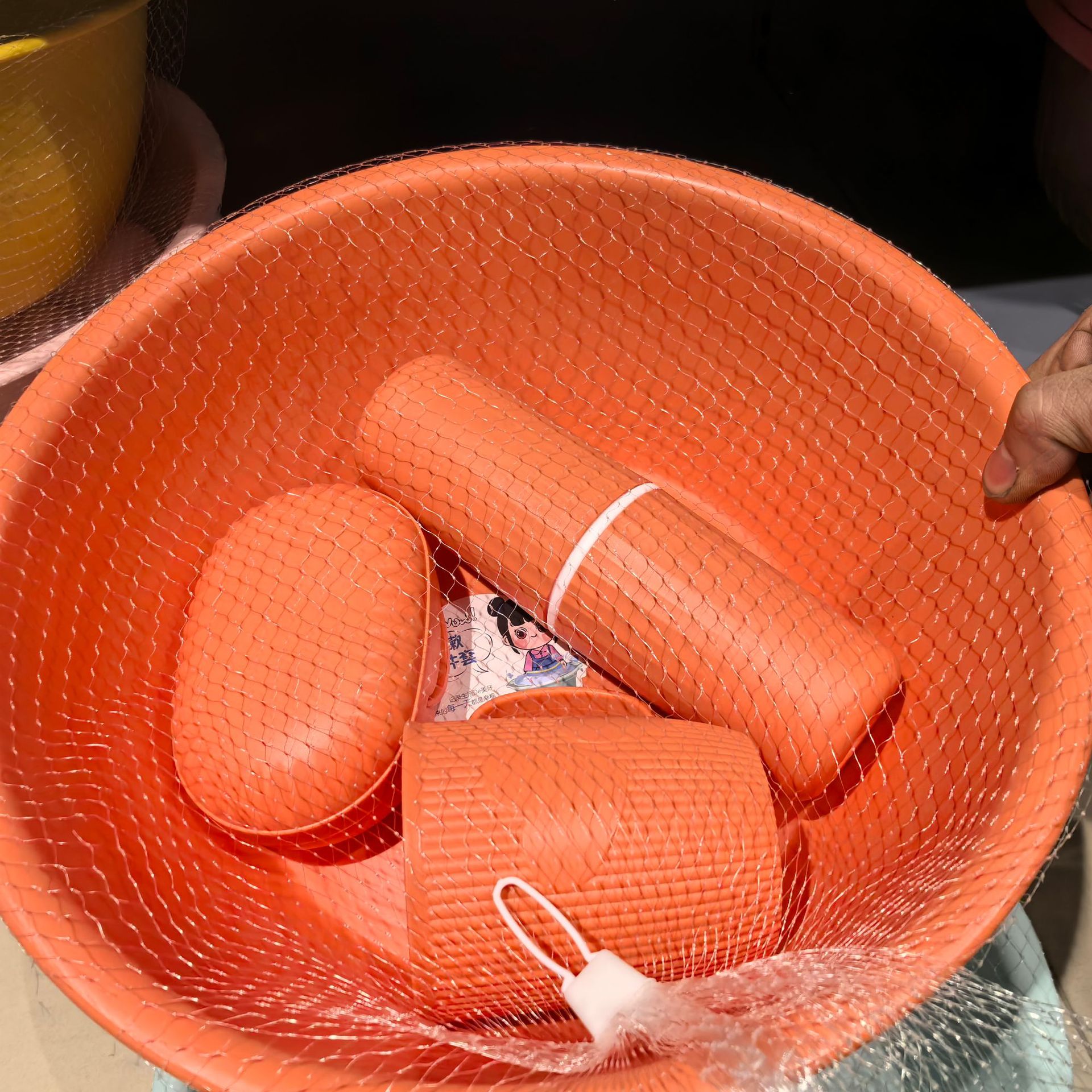 Extra Thick Buckle Mesh Bag Supermarket Crab Rain Flower Stone Seedling Mesh Bag Mesh Bag Fruit and Vegetable Mesh Bag Packaging Manufacturer