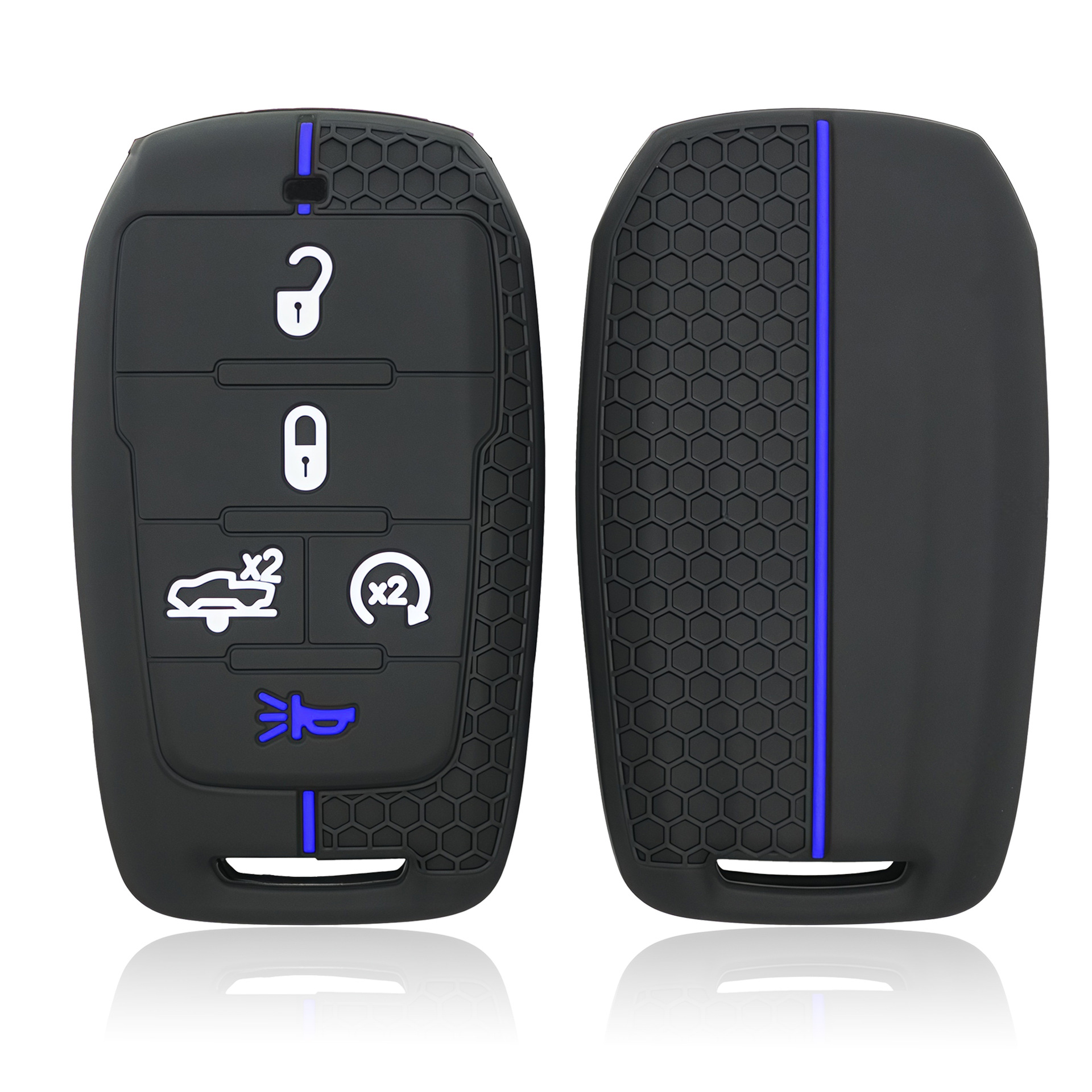 Suitable for Dodge Ram Dodge Car Key Cover Chrysler Bo Ram1900 Silicone Key Bag Spot Wholesale