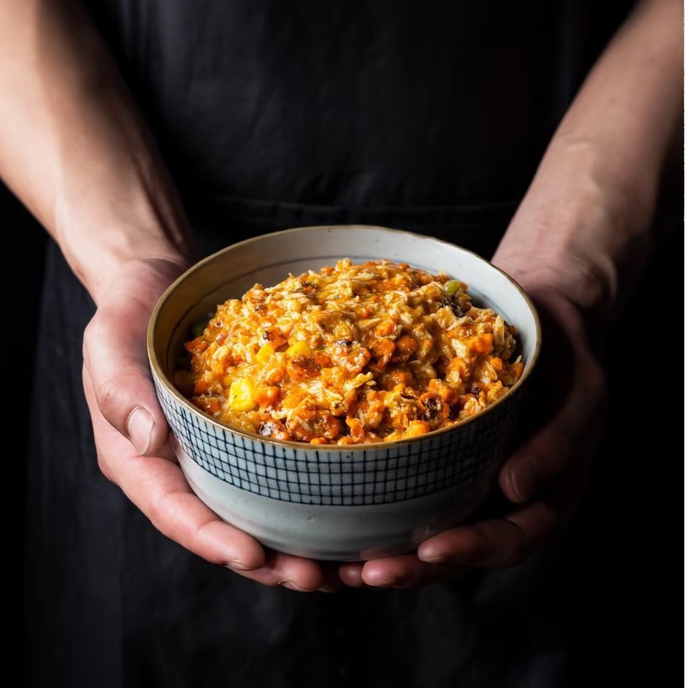 Crab Roe Sauce, Crab Meat, Crab Legs, Stir-Fried Crab Powder, Crab Powder Topping Ingredients, Clean and Quick-Frozen 1kg / Bag