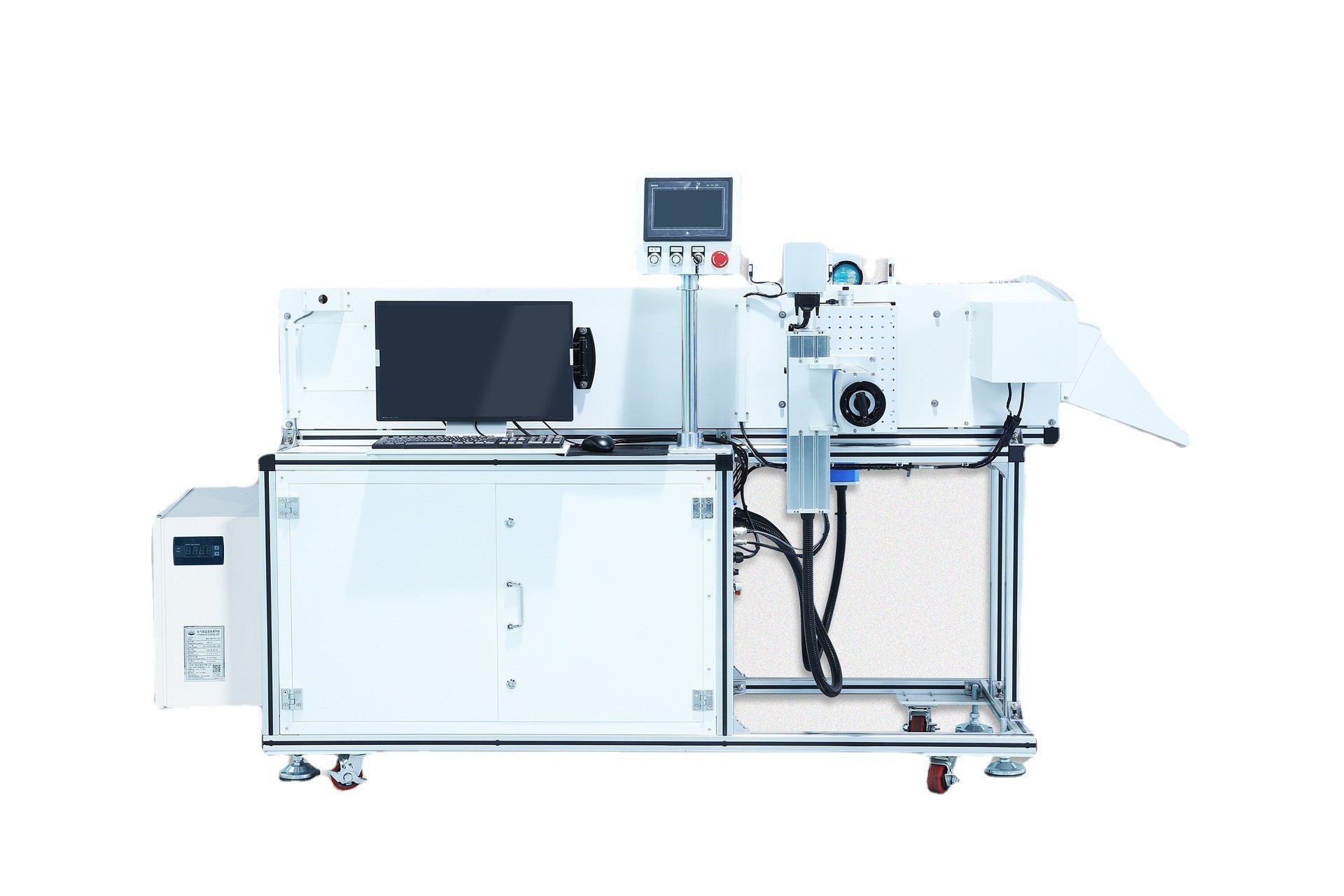 Bulb Automation Conveyor Marking Machine Lamp Fully Automatic Scan Marking Printing Fiber Laser Marking Machine