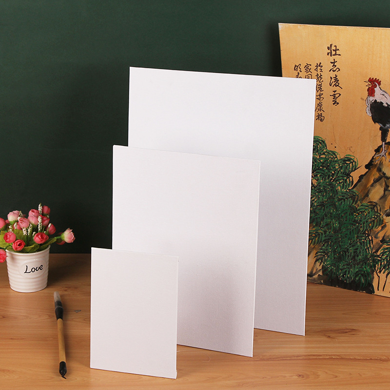 Oil Canvas Frame Painting Materials Practice Blank Color Drawing Board Texture Canvas Beginner Pigment Cotton Acrylic Picture Frame Wholesale