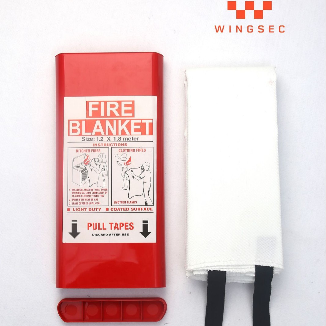 Fire Blanket Household High Temperature Resistant Fiberglass Fireproof Cloth Flame Retardant Multi-Size Outdoor Fireproof Blanket Manufacturer