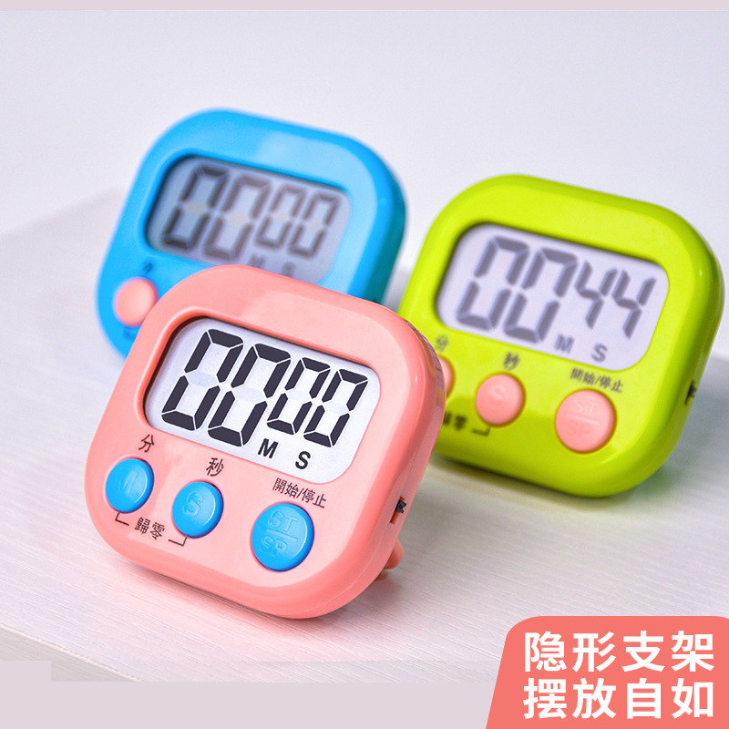 Кухонный таймер с обратным отсчетом, большой дисплей, электронный будильник, менеджер времени для студентов