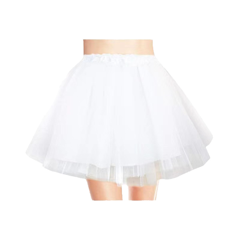 Foreign Trade European and American TUTU Skirt Three-layer Yarn with Lining TUTU Skirt Mesh Skirt Ballet Dance Princess Skirt TUTU
