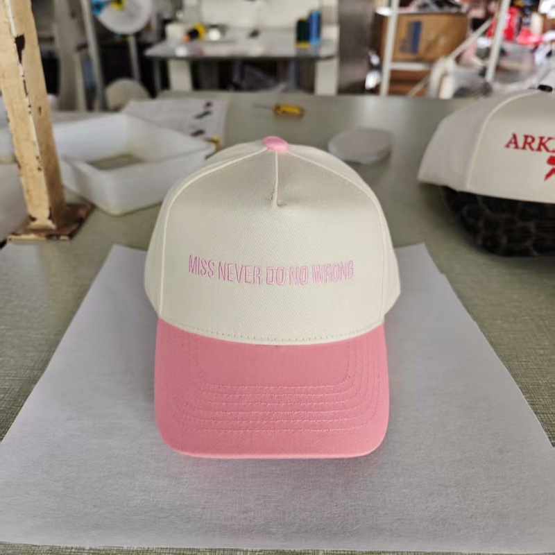 Embroidery Processing, Embroider Custom Baseball Cap Logo, Undertake Small Order Customization, Support One Piece Customization