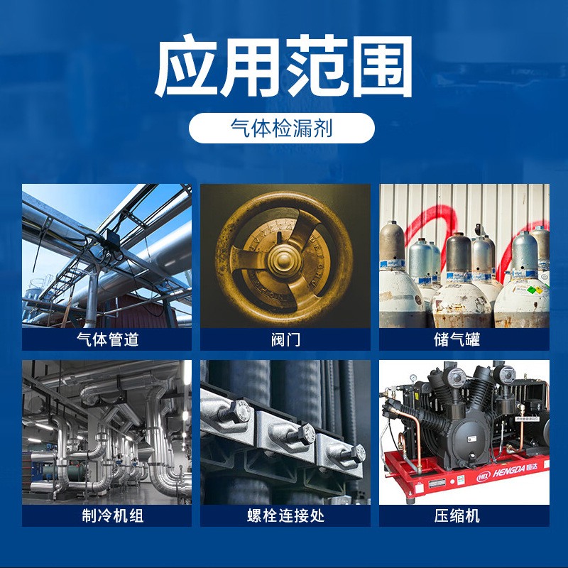 Crc Gas Leak Detection Agent High Pressure Valve Joint Leak Detection Agent Air Conditioning Tire Gas Pipeline Leak Detection Agent