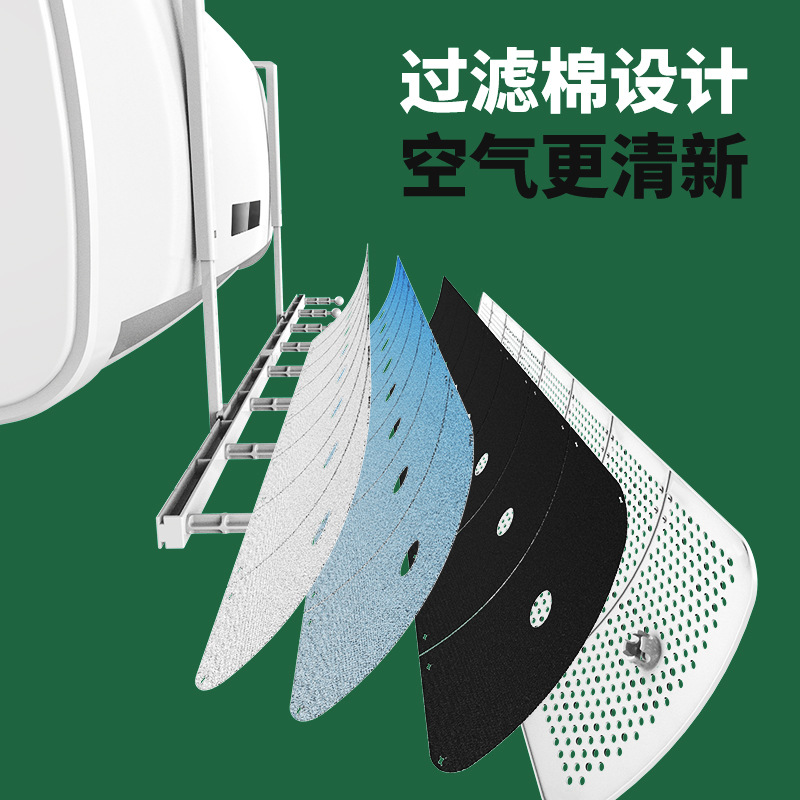 Air Conditioning Windshield, Windshield, Anti-Direct Blowing Air-Conditioning Outlet Baffle, Wind Guide Hood, Wall-Mounted, Universal, Installation-Free