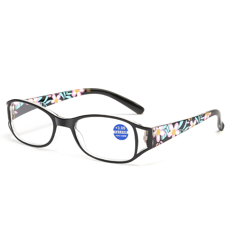 New folding reading glasses men and women anti-blue light stall glasses floral portable reading glasses reading glasses wholesale