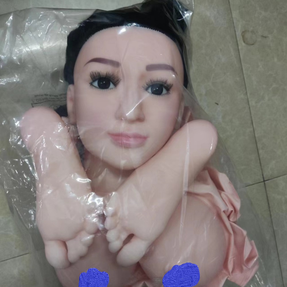 Inflatable Doll Semi-Solid One-Piece Blowjob Doll Sex Doll Male Masturbation Silicone Doll Adult Supplies