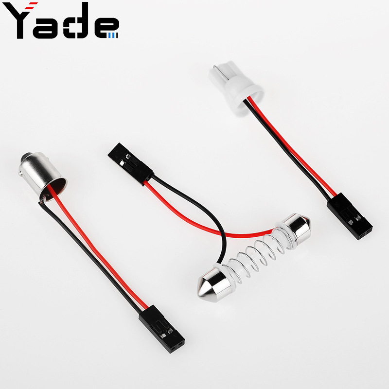 Аксессуары для автомобилей Yade светодиодная лампа T10 с двойным концом пружинная BA9S лампа для чтения аксессуары для автомобильного света