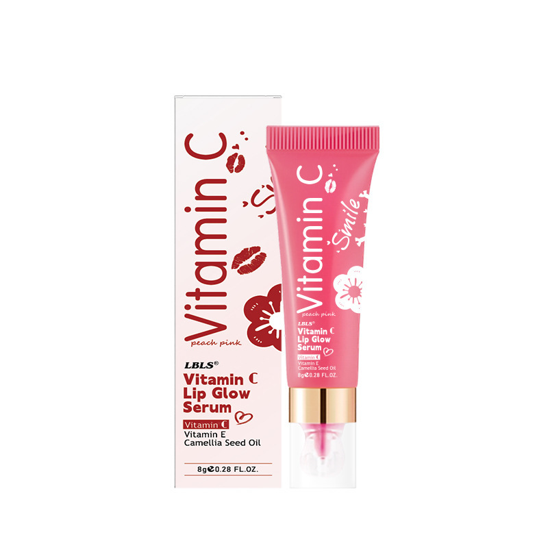 Cross-Border Lbls Vitamin C Lip Gloss Essence Moisturizing, Moisturizing, Brightening Color and Fading Dullness Lip Mask