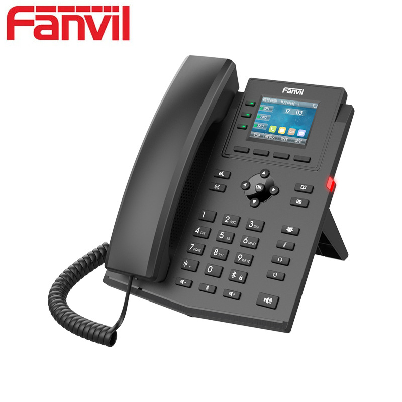 Телефон Fanvil Orientation X303/X303P с цветным экраном IP, LAN, SIP, групповой телефон