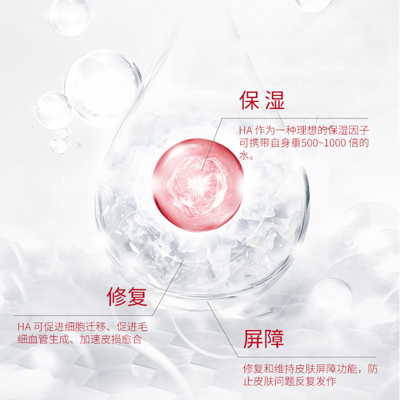 The Same Medical Sterile Repair Patch of the Theater Laser Microneedle Postoperative First Aid Sodium Hyaluronate Deep Hydration Soothing