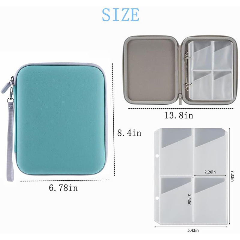 Factory Direct Sales Yoto Card Bag Card Album Card Cosmetics Bag Ins Game Card Set Large Capacity 4-Square Grids Collection Album