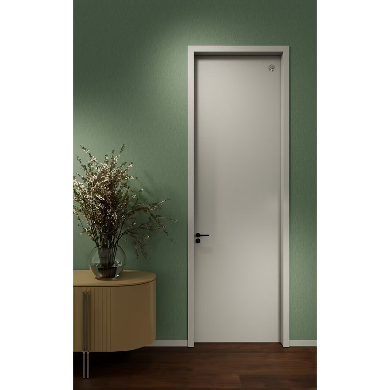 Office Hotel Aluminum Frame Door Composite Narrow Edge Door All-Aluminum All-Steel Fireproof Matching Color Set Door Partition Door Glass