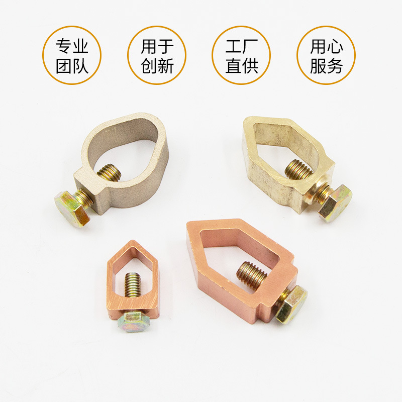 Lightning Protection Lightning Protection Accessories Ground Rod Type A Clamp Used for Petrochemical Railway Power Meteorology