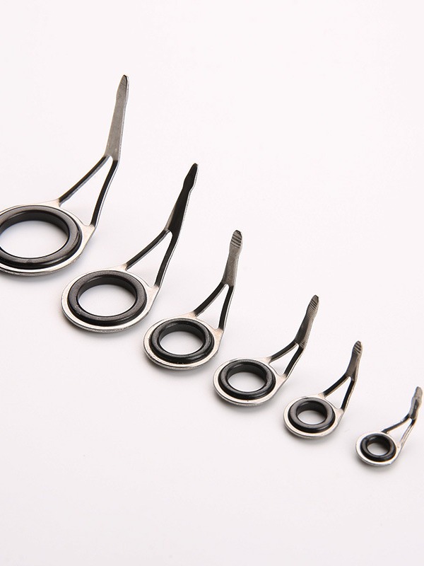 OS metal ceramic guide ring DIY handmade fishing rod accessories stainless steel bracket single foot feet
