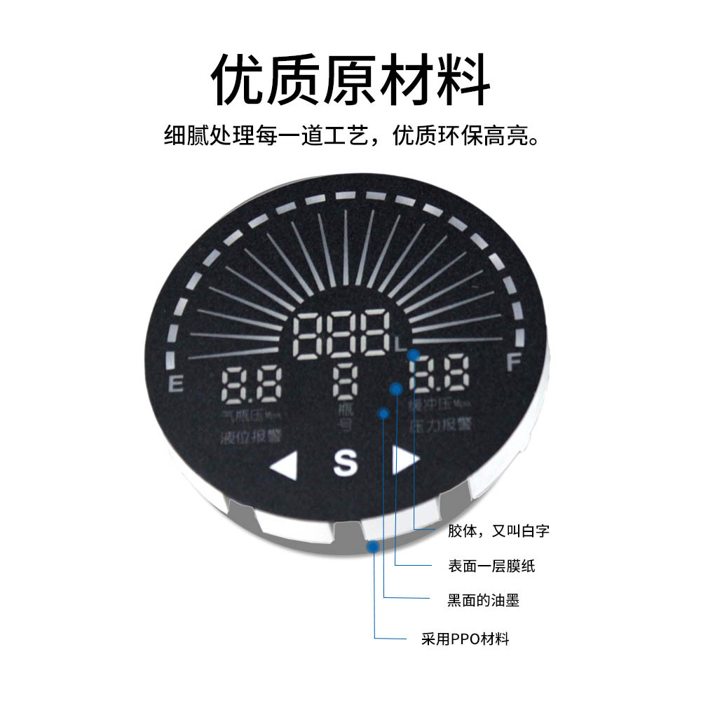 Source Factory Led Round Digital Screen High-Brightness Home Appliance Colorful Digital Tube Blue Light Display Digital Tube Manufacturer