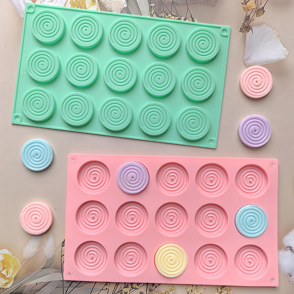 15 Mosquito Incense 273 Chocolate Cookie Mold Cake Mold Ice Cream Candy Silicone Mold