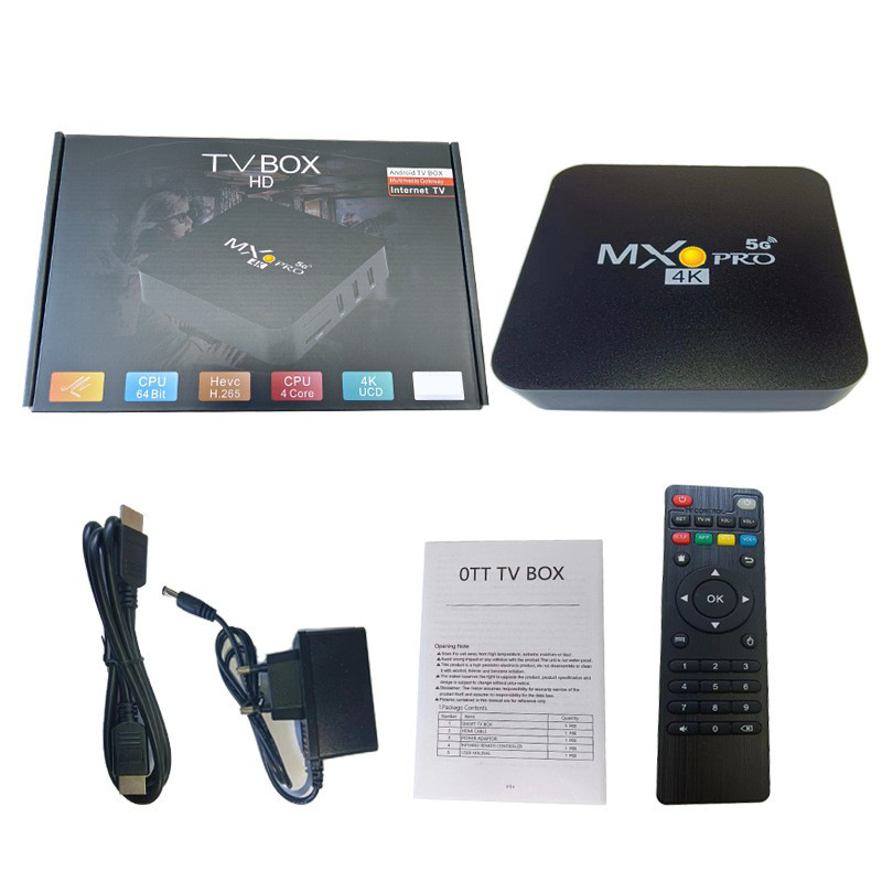 Mx9Pro Foreign Trade Set-Top Box High-Definition 4K Android Network Player Tv Box 2.4/5Gwifi Tvbox