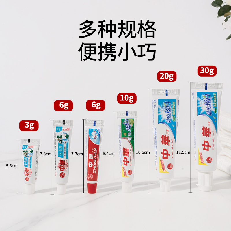 Chinese Toothpaste for Hotels 20g Healthy Teeth Whitening Size Toothpaste Refreshing Mint Travel Gift Retail