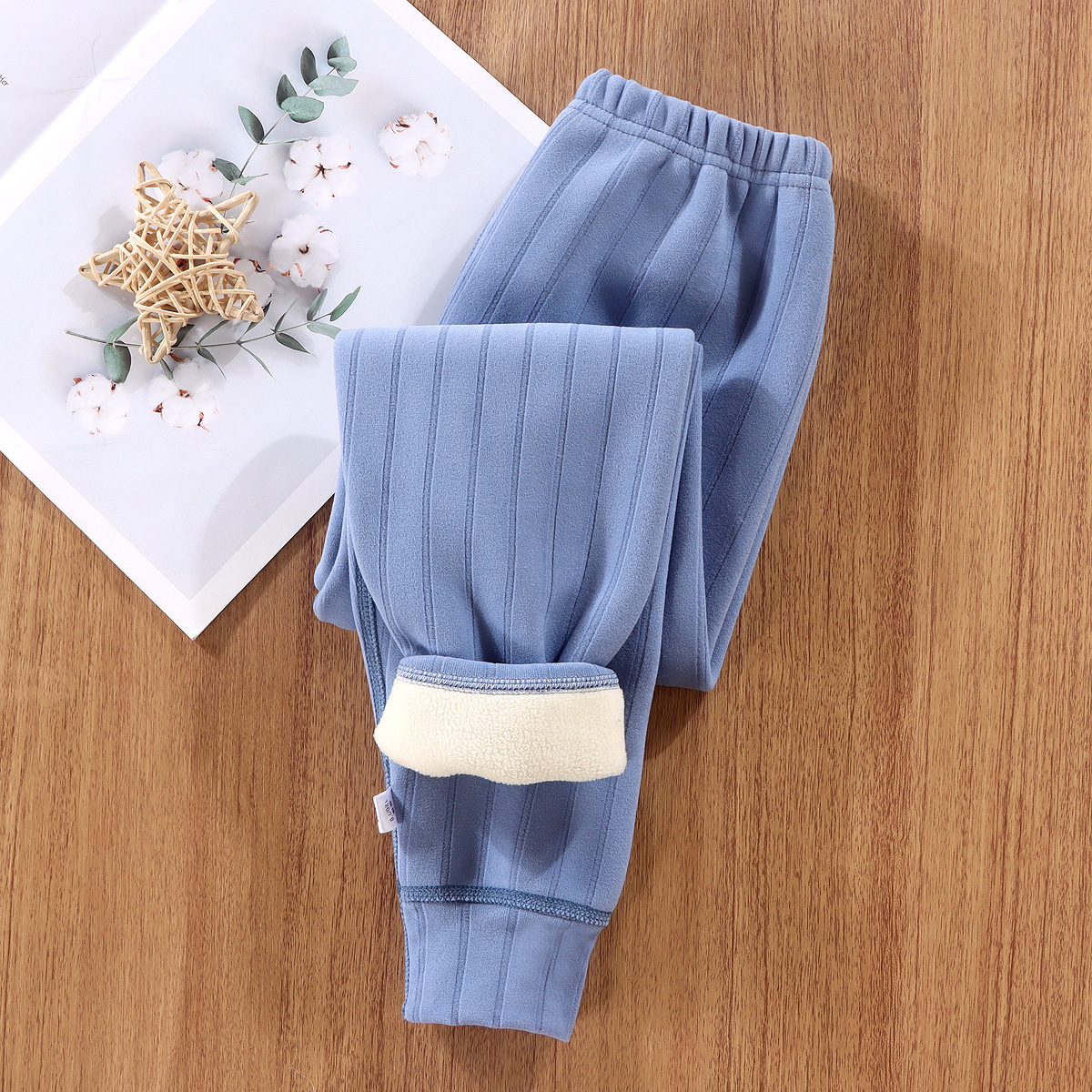 Новые безшовные осенние и зимние брюки для детей Римские полосатые двусторонние бархатные утолщенные брюки для мальчиков и девочек среднего и старшего возраста Теплые брюки