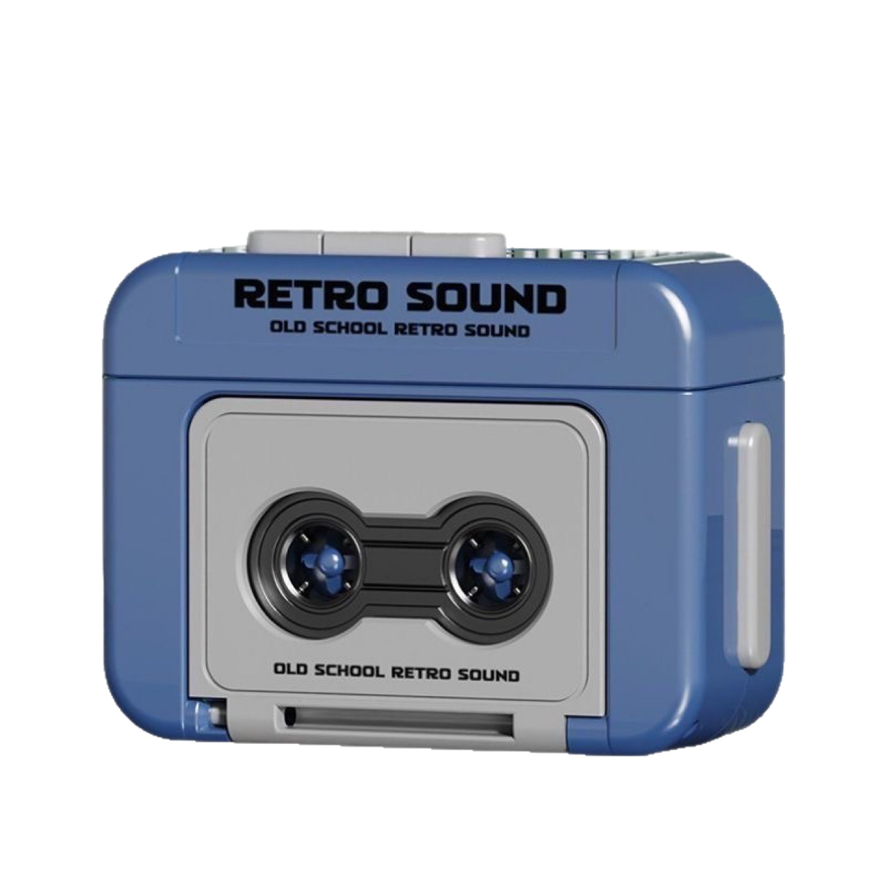 Trendy Retro Cassette Player Keychain Mini Singing Fun Music Keychain Toy Ornament