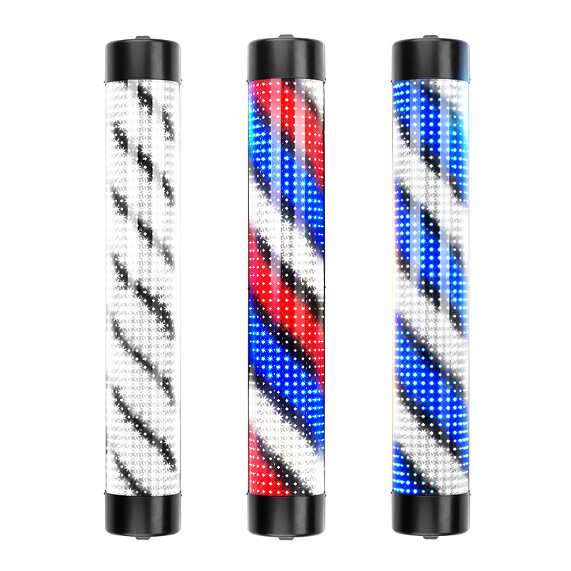 Hairdressing Turning Light Led Hair Salon Barber Shop Turning Light Sign Light Outdoor Wall Hanging Light Box Waterproof Remote Control Advertising