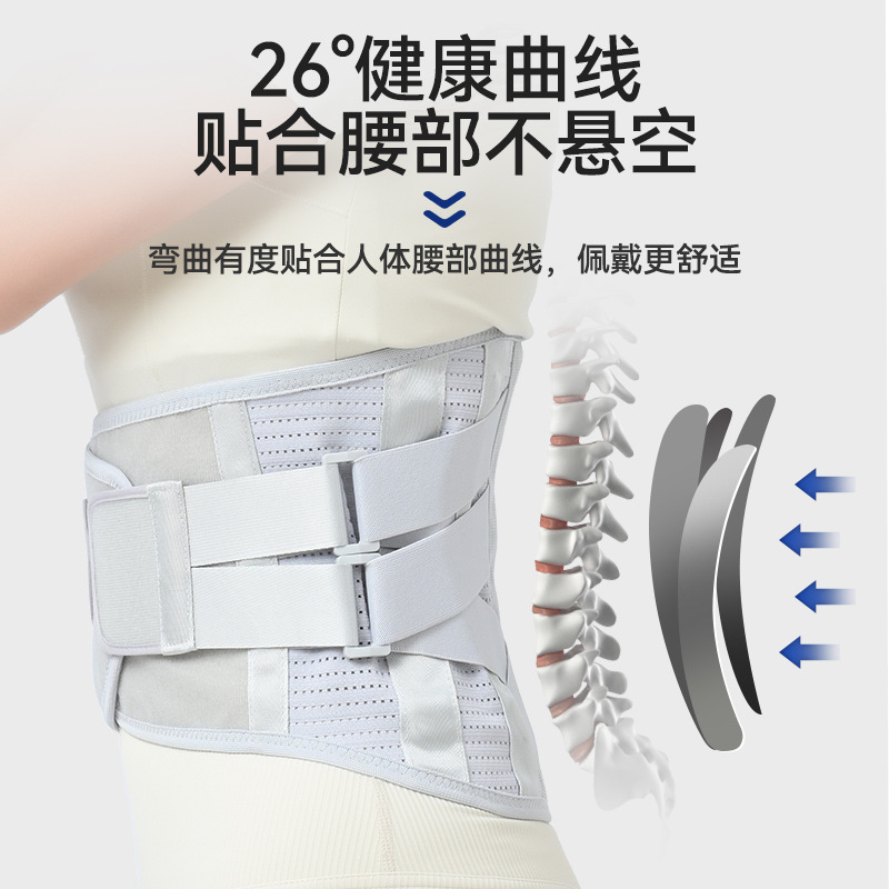 Waist Support Belt for Lumbar Disc, Lumbar Vertebrae and Lumbar Muscle Strain, Summer Medical Waist Support for Men and Women