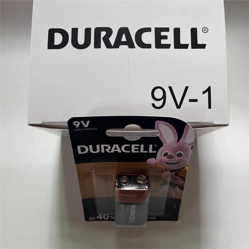 Duracell Duraccell9V Multimeter Wireless Microphone Microphone Electric Smoke Alarm Alkaline Battery 9 Volts