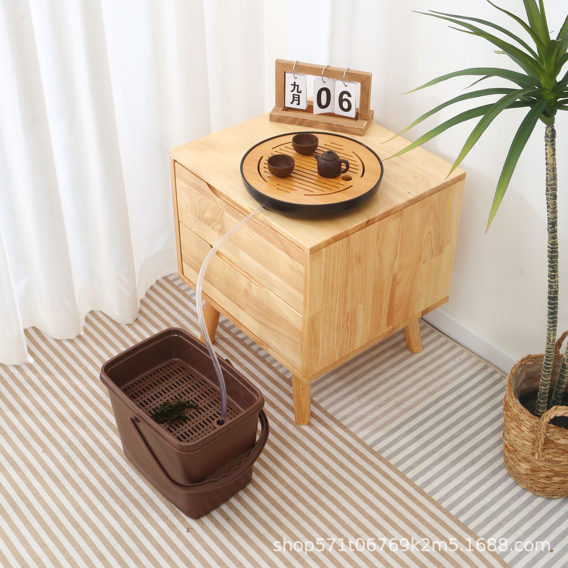 Новая китайская стильная чайная ведерко с крышкой для сточных вод, офисная гостиничная фильтрация чайных осадков, большой объем для наливания чая